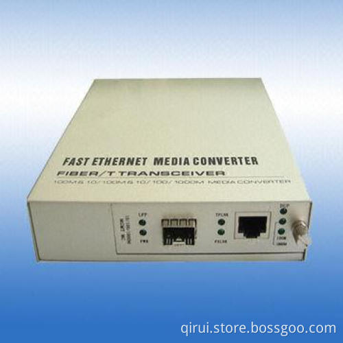 Fiber to RJ45/SFP media converter, 1.25g, 1310, SFP slots